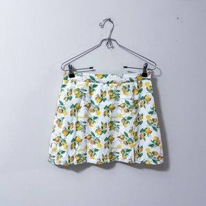 3/$20⚡️ Francesca’s Blue Rain Fruit Orange Mini Skirt with Side Slit